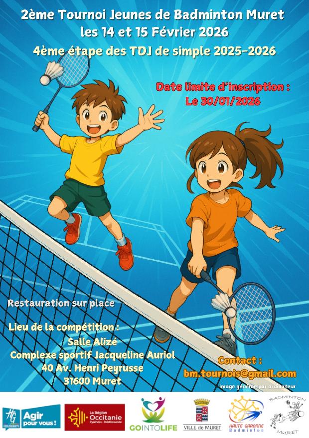 Circuit départemental jeunes - 4 TDJ de simple - BM